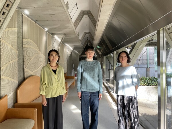 吉田絵美(左)、涌田悠(中央)、米原晶子(右)