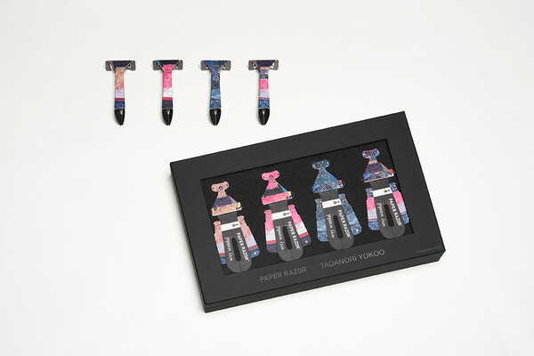 紙カミソリ®× 横尾忠則アーティストコラボレーションシリーズ（4本入）