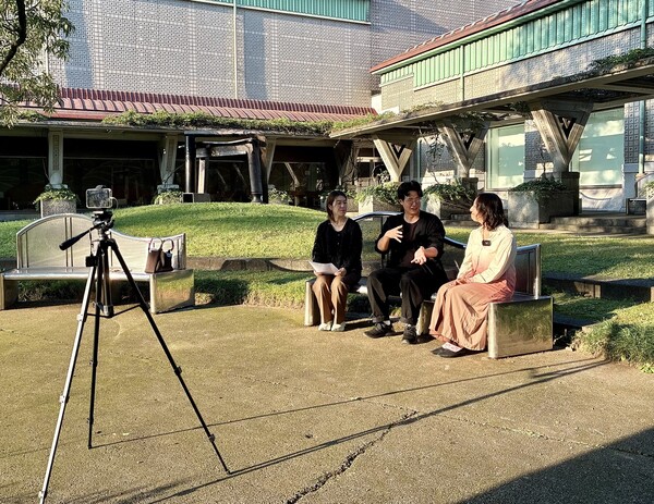 (左)吉田絵美、(中央)川村智基、(右)米原晶子