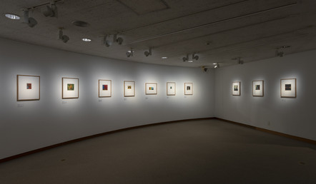 小コーナー展示「福原義春コレクション 花開く色彩―駒井哲郎のモノタイプ」 撮影:上野則宏