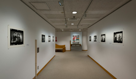 小コーナー展示「追悼―舟越直木」 撮影:上野則宏