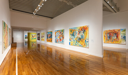 「横尾忠則　連画の河」展示風景　撮影：今井智己