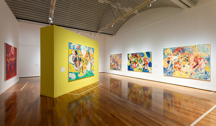 「横尾忠則　連画の河」展示風景　撮影：今井智己