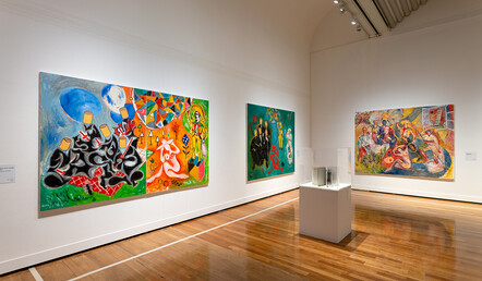 「横尾忠則　連画の河」展示風景　撮影：今井智己