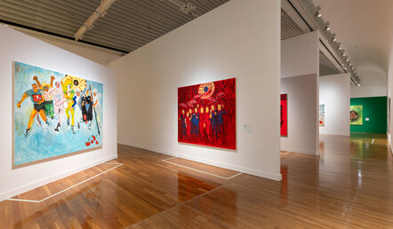 「横尾忠則　連画の河」展示風景　撮影：今井智己