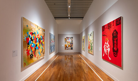 「横尾忠則　連画の河」展示風景　撮影：今井智己