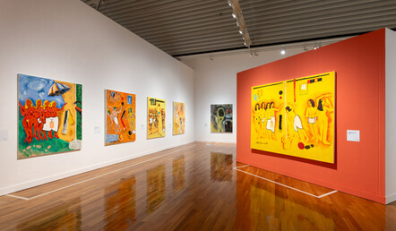 「横尾忠則　連画の河」展示風景　撮影：今井智己