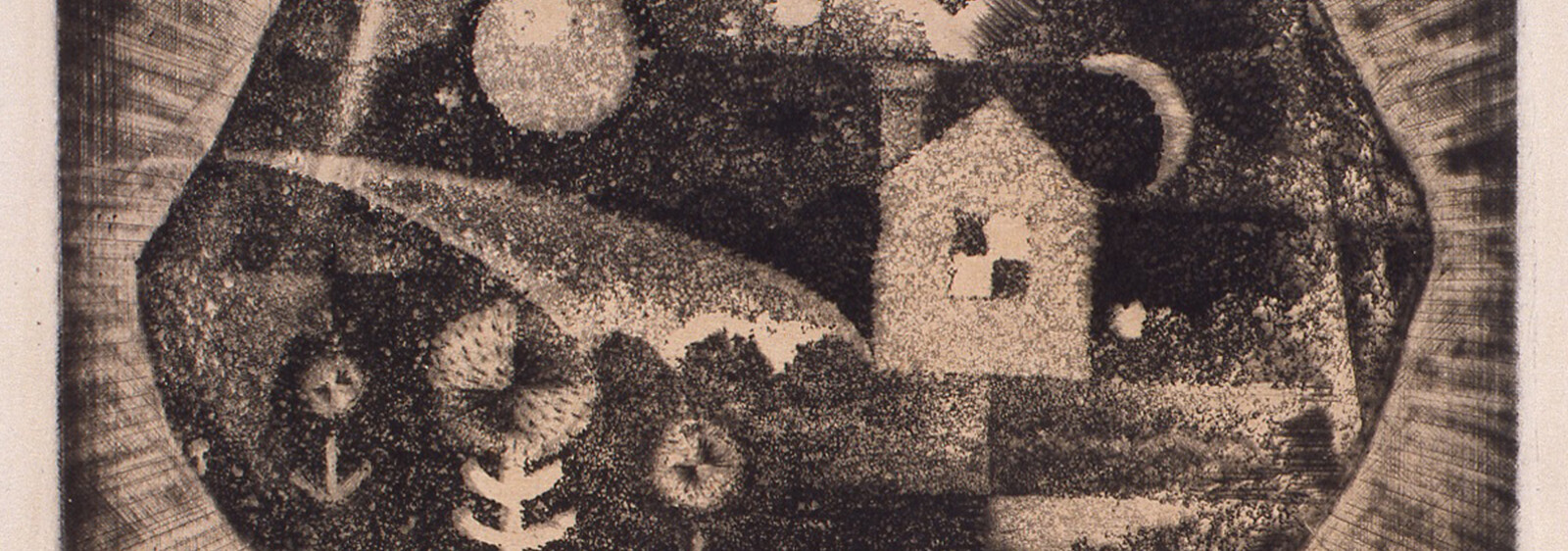 Komai Tetsuro, Le Rêve (Evening with Stars and Moon [Dream No. 3]) (1950), Fukuhara Yoshiharu Collection