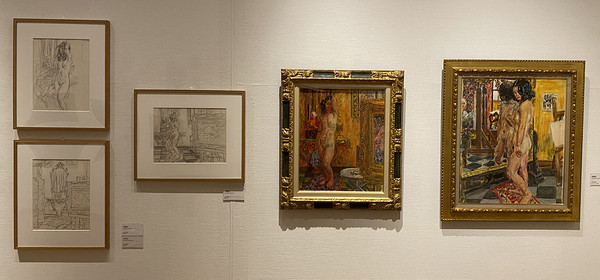 「宮本三郎 絵画、その制作とプロセス」展 展示の様子