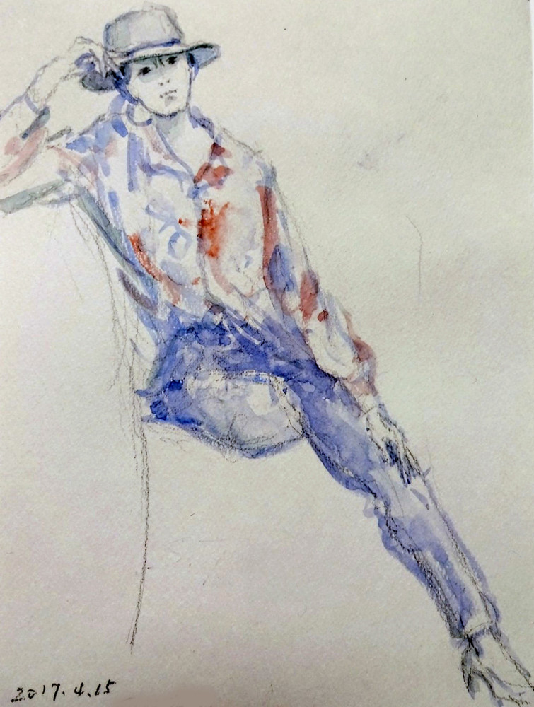 実技講座＞あざやかな衣装の人物を描く | 世田谷美術館 SETAGAYA ART