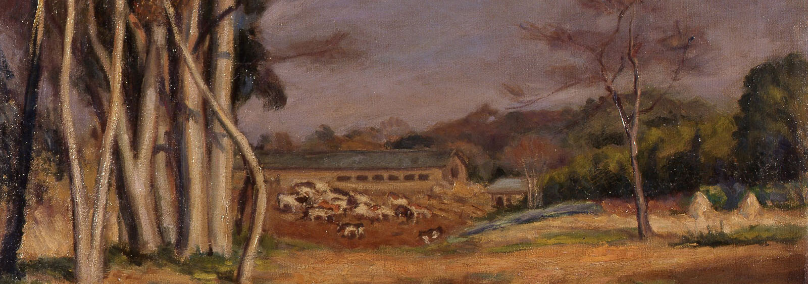 KOBORI Shiro, <span class="italic">Sasazuka Landscape</span> 1922