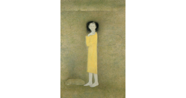 髙山辰雄《少女》1979年 個人蔵